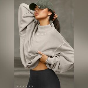 Joah Brown Turtleneck Sweatshirt